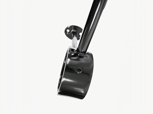 Vertical Installation Stainless Steel Bar & Floor Mount Combination Foot Rail Bracket ,Fits 50.8mm/2inch OD Bar Foot Rail Tubing Furniture Hardware with Screws (Matte Black) in Saudi Arabia