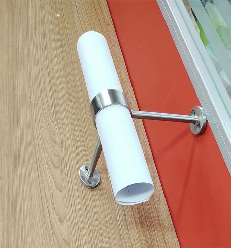 Vertical Installation Stainless Steel Bar & Floor Mount Combination Foot Rail Bracket ,Fits 50.8mm/2inch OD Bar Foot Rail Tubing Furniture Hardware with Screws (Matte Black) in Saudi Arabia