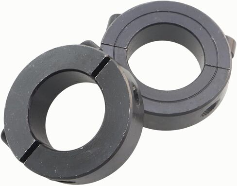 2PCS Steel Split Retaining Ring Carbon Steel Office Chair Sag Fixing Clamp Heavy Duty High Lock Bracket ID 28 x OD 48 x Thickness 15 for Lift Chair Repair in Saudi Arabia
