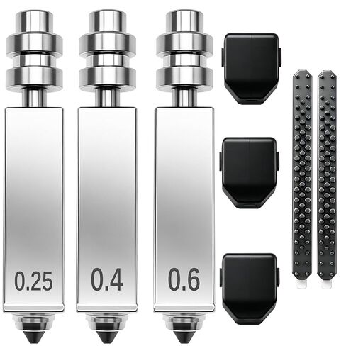 3PK 0.25 + 0.4 + 0.6 مم فوهة لـ Anycubic Kobra x فوهات مدمجة من الفولاذ الصلب المقوى سريع التحرير فوهة فوهة ممسحة مجموعة Kobra X ملحقات الطابعة ثلاثية الأبعاد Anycubic ACE 2 Pro in Saudi Arabia