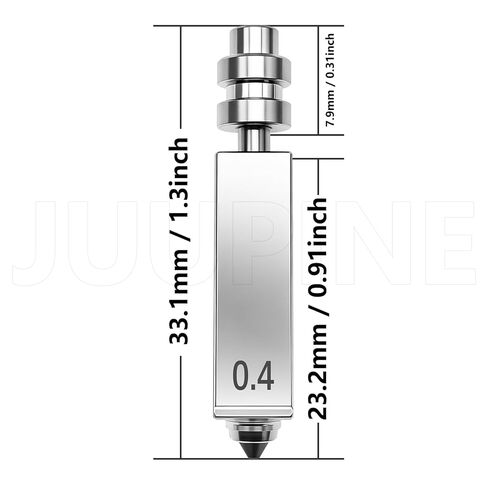 3PK 0.25 + 0.4 + 0.6 مم فوهة لـ Anycubic Kobra x فوهات مدمجة من الفولاذ الصلب المقوى سريع التحرير فوهة فوهة ممسحة مجموعة Kobra X ملحقات الطابعة ثلاثية الأبعاد Anycubic ACE 2 Pro in Saudi Arabia