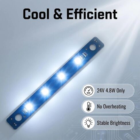 قطعتان من مصابيح LED AD5M مع أجزاء طباعة إبداعية، 7 مصابيح LED بديلة لشريط Flashforge Adventurer 5M/5M Pro/AD5X in Kuwait