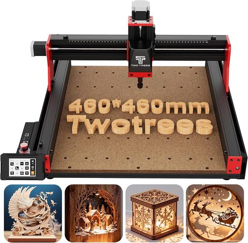 TTC3018 Pro CNC Router Machine,Desktop CNC Engraving Machine Upgraded 3-Axis Engraving All-Metal Milling Machine for Wood Acrylic MDF Nylon,300mmX180mmX40mm Working Area in Kuwait