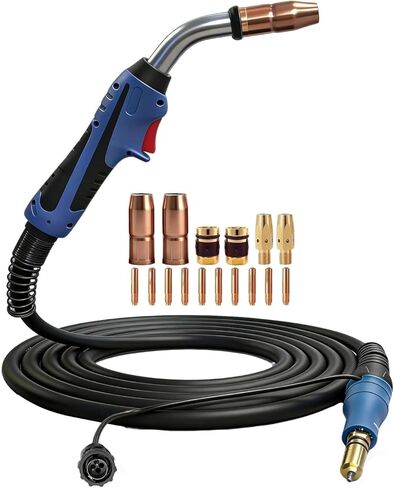 استبدال مسدس لحام MIG شديد التحمل 250A متوافق مع Miller Millermatic 210/211/212/250/250X/251/252/255/250A، Hobart Ironman 230/240/250/275، M25 M40 169597 (20 قدم) in Saudi Arabia