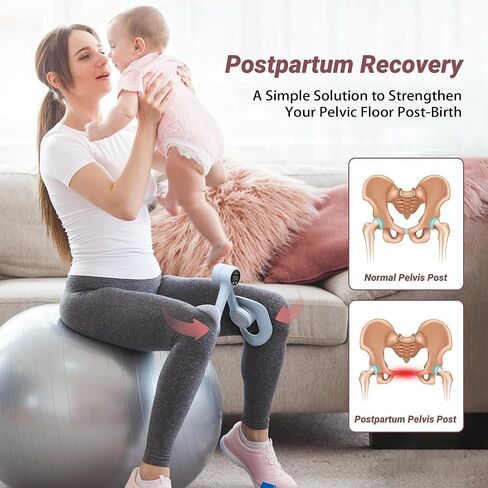 Hip Thigh Trainer, 360°Adjustable Pelvic Floor Exercise with LED Display, Inner Thigh Workout & Postpartum Recovery for Women, Home Gym Equipment for Hip, Leg, Arm in Saudi Arabia