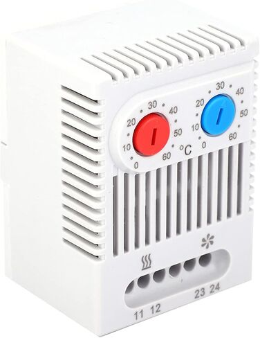 Adjustable Mechanical Thermostat Switch, Impact Resistance, 35mm DIN Rail (ZR011) in Kuwait