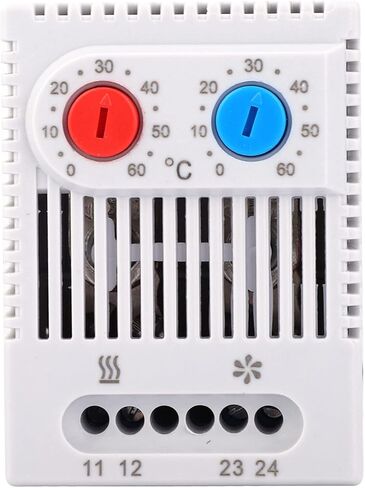 Adjustable Mechanical Thermostat Switch, Impact Resistance, 35mm DIN Rail (ZR011) in Kuwait