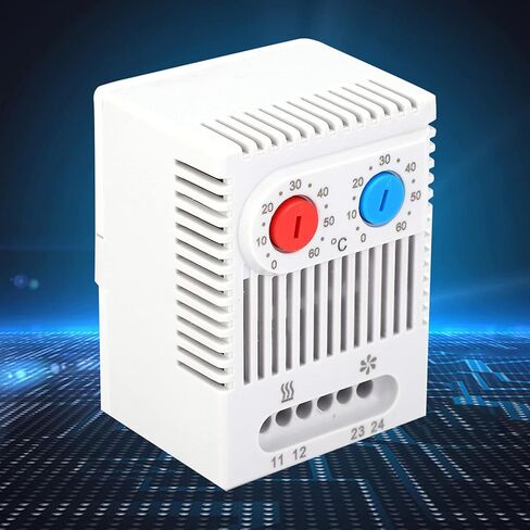 Adjustable Mechanical Thermostat Switch, Impact Resistance, 35mm DIN Rail (ZR011) in Kuwait