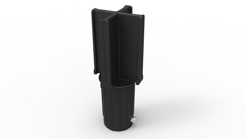 مجموعة نظام تثبيت على الحائط الثابت من Banner Stakes Crowd Control Plus مع حزام قابل للسحب بطول 15 بوصة - لافتة "تحذير - لا تدخل" باللون الأصفر وأجهزة تثبيت، ومقسم أمان داخلي/خارجي (PL4108) in Kuwait