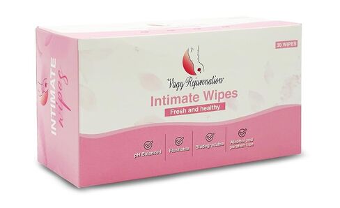 Vagy Rejuvenation Intimate Feminine Wipes – Hypoallergenic Wipes for Women with Aloe & Vitamin E – pH-Balanced, Biodegradable, Travel-Friendly – Feminine Hygiene Post-Workout & Daily Use (30 Count) in Saudi Arabia