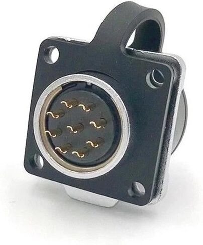 9 pin power signal connector female socket outdoor waterproof IP67 metal in Saudi Arabia