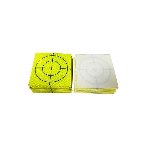 60 قطعة 40 × 40 مللي متر أهداف المسح العاكسة الخضراء شريط عاكس لاصق الهدف ورقة لمجموع محطات أدوات الليزر in Kuwait