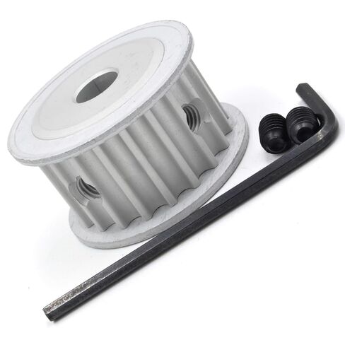 Arc Tooth 23 22 Teeth HTD 5M Timing Pulley Bore 5/6/6.35/8/10/12/14/15/16/19/20 for HTD5M Belt Width 10/15/20/25mm 23T 22T(8mm,23 Teeth,25mm W) in Saudi Arabia