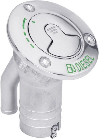 White Water 6004SEU-FT-VA Marine 316 متوافق مع وكالة حماية البيئة (EPA) بزاوية 1/4 فتحة تهوية - لأنظمة علبة الكربون فقط، ديزل 1-1/2 بوصة in Kuwait