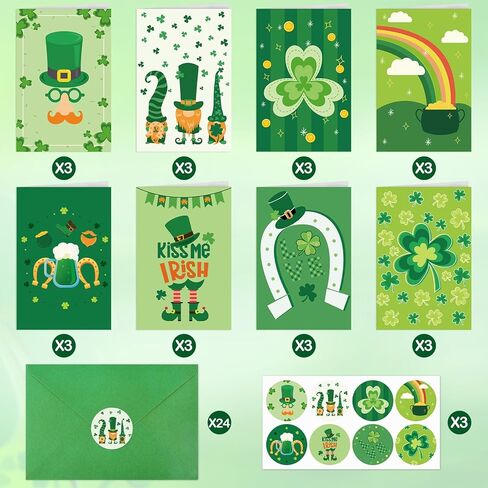 Hooqict Christmas Money Holders for Cash 24 Pack Merry Christmas Greeting Cards Money or Gift Card Holders with Envelopes and Stickers for Xmas New Year Holiday - 8 Designs in Saudi Arabia