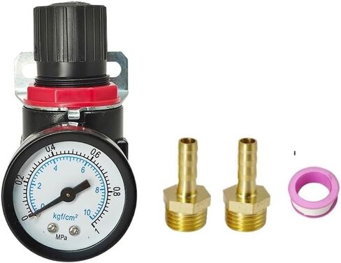 AR2000 1/4 "موضوع BSP موصل هوائي ضاغط الهواء منظم ضغط صمام تخفيض تركيبات (AR2000 واط BT 10 مللي متر) in Kuwait