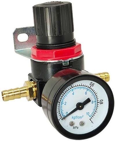 AR2000 1/4" Thread BSP Connector Pneumatic Air Compressor Pressure Regulator Reduction Valve Fittings(AR2000 w BT 10mm) in Saudi Arabia