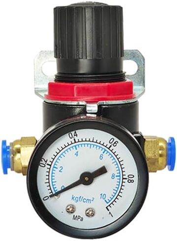 AR2000 1/4" Thread BSP Connector Pneumatic Air Compressor Pressure Regulator Reduction Valve Fittings(AR2000 w BT 10mm) in Saudi Arabia