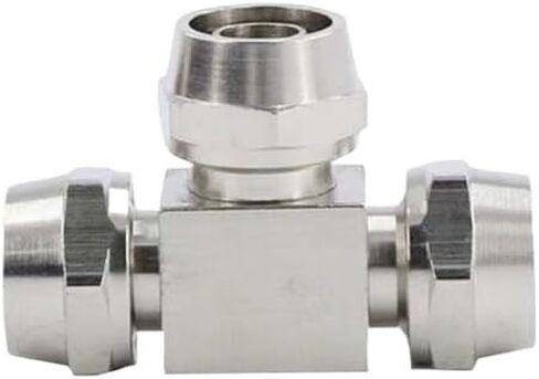 Pneumatic Quick Hose Tube Coupling OD Brass Fast Pipe Fitting T-type L-type Cross-type Connector(PV,14mm) in Saudi Arabia