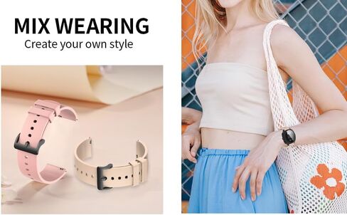 FitTurn [10-Pack] Compatible with Meliya ID208 Plus/for Fitpolo/Quican/Aeac/Tensky ID208 Plus Smartwatch Strap, 22mm Soft Silicone Glossy Replacement Wristband Sport Band Bracelet for Fitpolo for Men/Women in Saudi Arabia