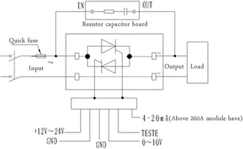 Single-Phase AC Power Electronic Thyristor Intelligent Voltage Regulation Module with Heatsink(DXTY-JL-40A) in Saudi Arabia