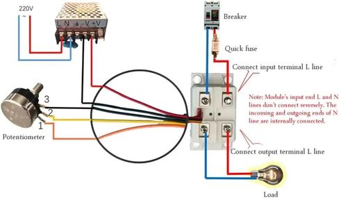 Single-Phase AC Power Electronic Thyristor Intelligent Voltage Regulation Module with Heatsink(DXTY-JL-40A) in Saudi Arabia