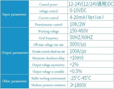Single-Phase AC Power Electronic Thyristor Intelligent Voltage Regulation Module with Heatsink(DXTY-JL-40A) in Saudi Arabia