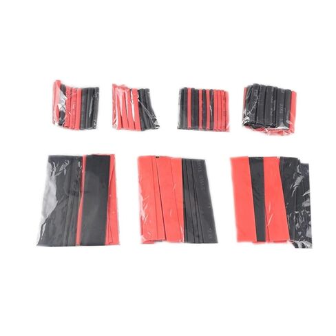127pcs Waterproof Heat Shrink Tube Kit with Adhesive Lined Heat Shrink Tubing for Wires - Marine Grade and Industrial Shrink Wrap Fully Insulated Black/Red, 7 Sizes in Saudi Arabia