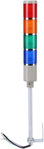 مؤشر ضوء برج الإنذار LED الصناعي باللون الأحمر والأخضر والأصفر والأزرق، 4 مصابيح LED فائقة السطوع لبرج أندون (110 فولت) in Saudi Arabia