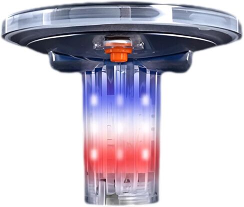 Solar Strobe Warning Light, LED Flashing Safety Light, Outdoor Emergency Warning Lamp with Switch for Construction Traffic Beacon Road Signs in Saudi Arabia