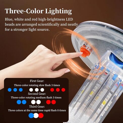 Solar Strobe Warning Light, LED Flashing Safety Light, Outdoor Emergency Warning Lamp with Switch for Construction Traffic Beacon Road Signs in Saudi Arabia