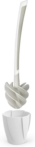 Better Living Products 17253 LOOEEZ Hygienic Toilet Squeegee/Brush, White with Grey in Saudi Arabia