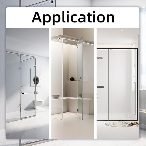 2 Pcs Bottom Guide for Sliding Shower Door, 304 Stainless Steel Sliding Shower Door Bottom, Bottom Guide Replacement for Frameless Sliding Glass Doors in Saudi Arabia