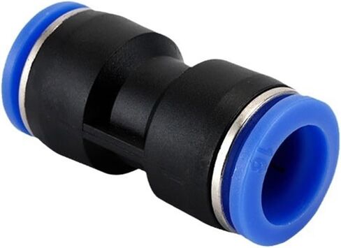 PU Pneumatic Connector Blue PU8 Quick Insertion Component PU6 Gas Pipe Plastic 1Pcs(PU8) in Saudi Arabia