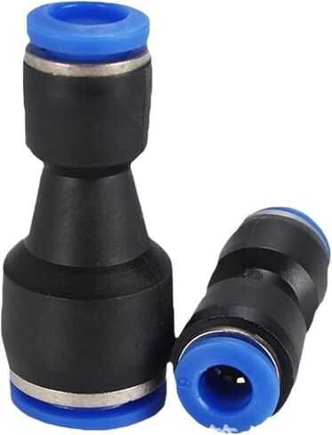 Air Pipe Quick Pneumatic Component Connector PG Plastic Reducing Straight-through PU8-610-812-10 1Pcs(PG10-8) in Saudi Arabia