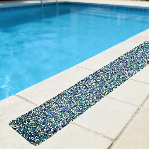 COSIMIXO Rubber Anti Slip Tape 6" x 30" -5 Packs-Blue Pool Rubber Grip Tape,Pool, Bathroom & Stair Outdoor/Indoor Safety - Waterproof Non-Slip for Wet Surfaces, Ship Deck, Showers in Kuwait