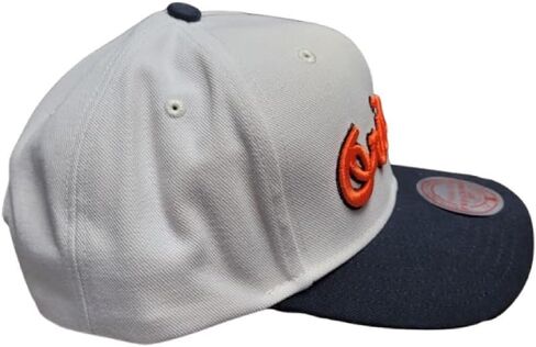 قبعة Mitchell & Ness Baltimore Orioles MLB Off Word Pro Snapback - أوف وايت in Kuwait