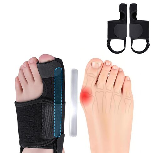 Bunion Brace for Women & Men Bunion Corrector | Bunion splint Big Toe Straightener. alleviation Pain & Corrects Toe Alignment. For Left & Right Foot (1 Pair) in Saudi Arabia