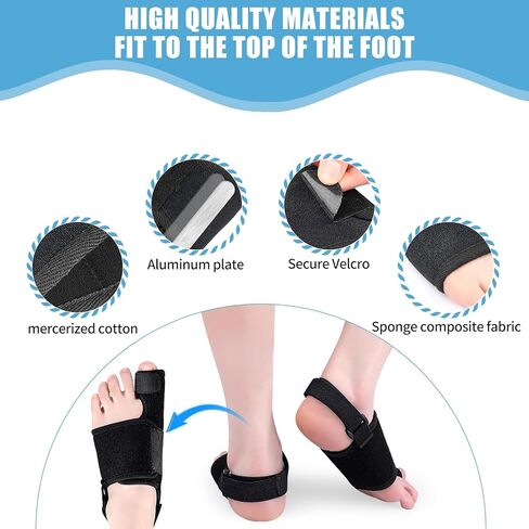 Bunion Brace for Women & Men Bunion Corrector | Bunion splint Big Toe Straightener. alleviation Pain & Corrects Toe Alignment. For Left & Right Foot (1 Pair) in Saudi Arabia