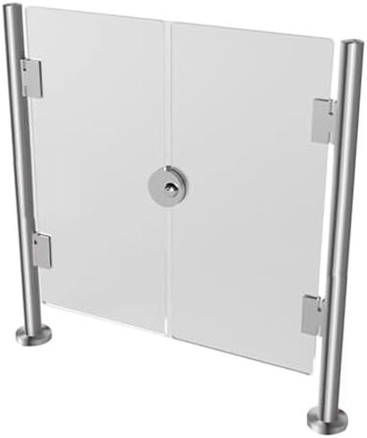 Indoor Automatic Closing Door, Supermarket Entrance Safety Gate, Office Building Metal Universal Swing Gate Guardrail, Library Barricade(19.7x35.4 in/0.5x0.9 m) in Saudi Arabia
