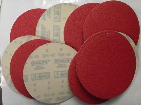 Diablo 2610017898 50 Pack U-Sand Hook & Lock 6" 40 Grit Sanding Discs in Saudi Arabia