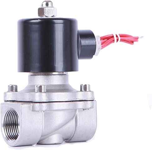 24V 110V 220V 12V 1/2 Inch Solenoid Valve Stainless Steel Direct Acting Normally Closed 1Pcs(2W-15B NBR,NPT_230VAC) in Saudi Arabia