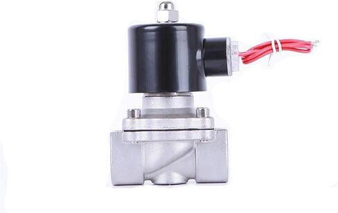 24V 110V 220V 12V 1/2 Inch Solenoid Valve Stainless Steel Direct Acting Normally Closed 1Pcs(2W-15B NBR,NPT_230VAC) in Saudi Arabia
