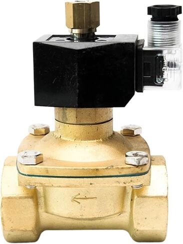 DN40 Normally Open Brass Solenoid Valve 1Pcs(G_230VAC_VITON-SEAL) in Saudi Arabia