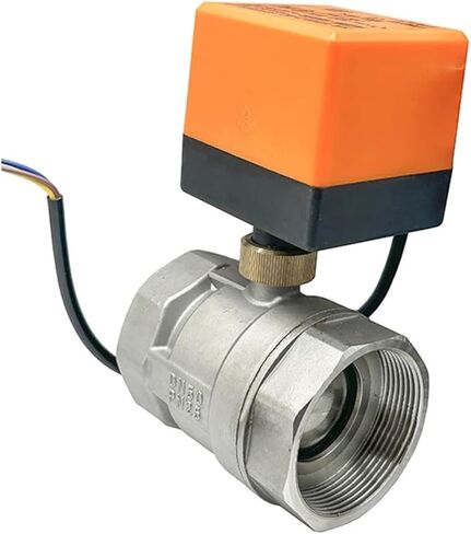 DN15 DN20 DN25 DN32 DN40 DN50 304 Stainless Steel Electric Ball Valve 3-wire 2-way Control 1Pcs(DN15,24VDC_CR02) in Saudi Arabia