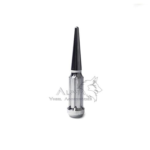 24Pc 7/16-20 Chrome Spline Spike Lug Nuts for Chevy GMC Blazer K10 K5 Suburban in Saudi Arabia