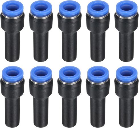 uxcell 10Pcs 5/16" OD x 3/8" OD Push-to-Connect Fittings Plug, Cap Style Pneumatic Blanking Plugs, Leak-Proof Air Push Connectors for Compressed Air Systems in Saudi Arabia