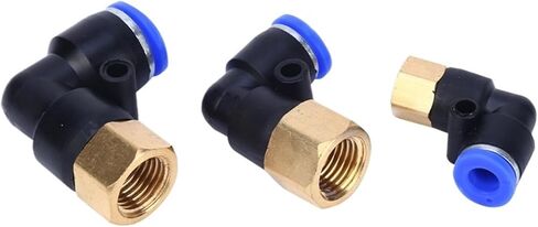 Pneumatic Connector PLF Thread Two-way Quick PLF8-02 Internal Elbow Plugs 1Pcs(Quickconnect*plf16-03 * 100 * 40) in Saudi Arabia