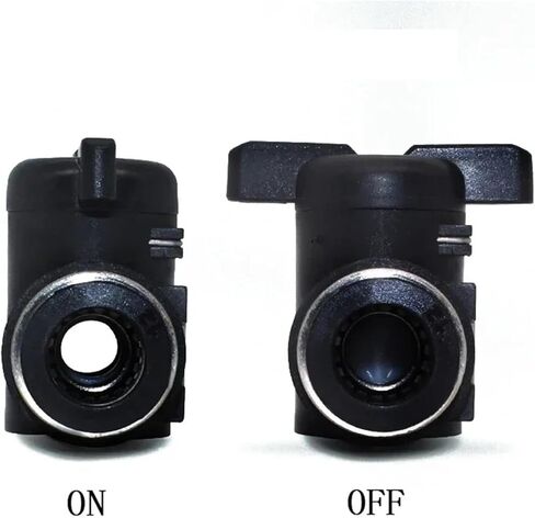 Pneumatic Manual Valve BUC BUL BUM Black Steering Switch Ball Hose 4 6 8 10 12mm Straight Elbow 1Pcs(BUM12mm) in Saudi Arabia