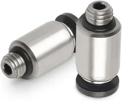 Pneumatic Connectors Fitting Hose 3mm 4mm 5mm 6mm Thread M3 M4 M5 M6 1/8" Push Into Tube Connector 1Pcs(PC6-M5) in Saudi Arabia